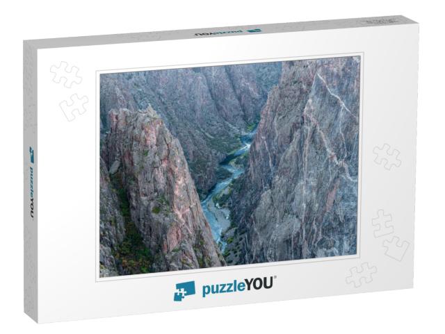 Usa, Colorado. Black Canyon of the Gunnison National Park... Jigsaw Puzzle