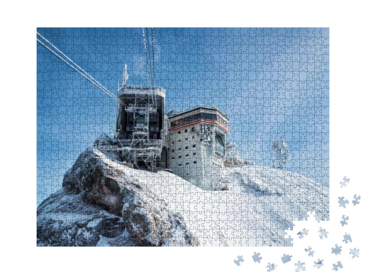 Wonderful Winter Day on the Zugspitze... Jigsaw Puzzle with 1000 pieces