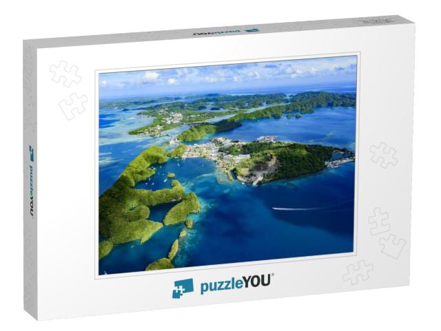 Full View of Palau Malakal Island & Koror - World Heritag... Jigsaw Puzzle