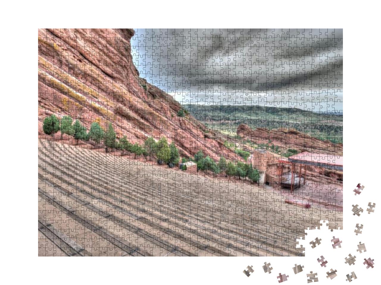 The Red Rocks Amphitheater Landscape Formations in Denver... Jigsaw Puzzle with 1000 pieces