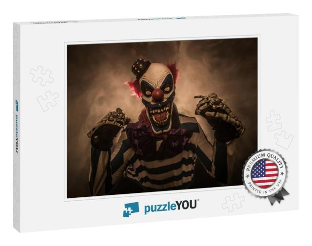 Scary Clown. the Clown Suit... Jigsaw Puzzle