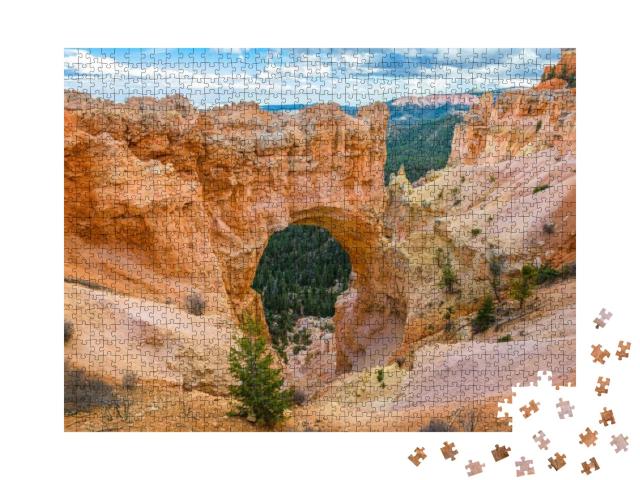 Bryce Canyon National Park, Utah, USA At the Natural Bridg... Jigsaw Puzzle with 1000 pieces