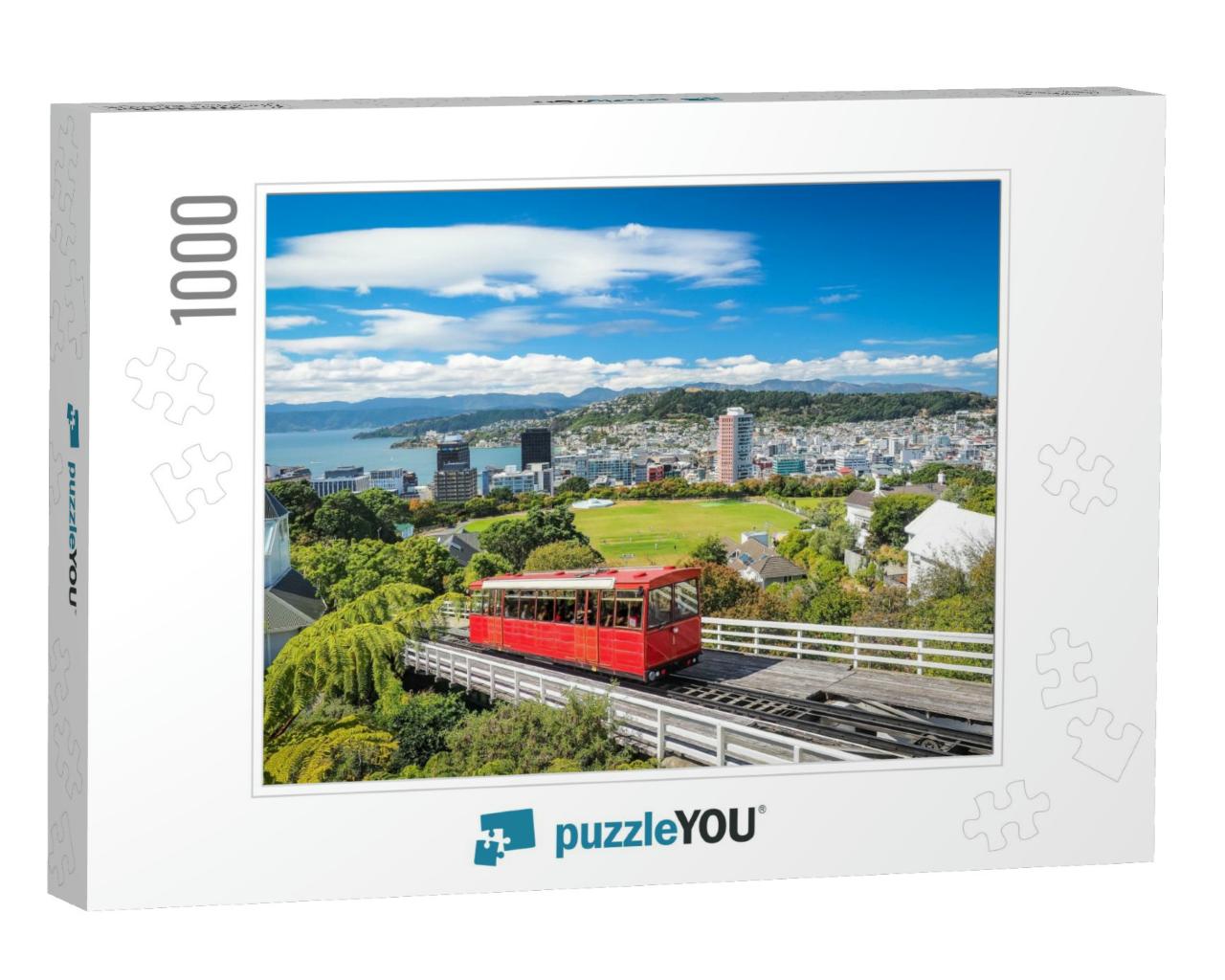 Wellington Cable Car, the Landmark of New Zealand... Jigsaw Puzzle with 1000 pieces
