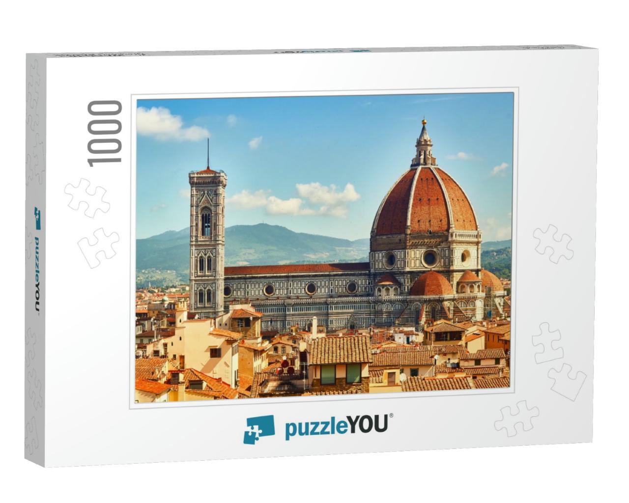 Duomo Santa Maria Del Fiore in Florence, Italy... Jigsaw Puzzle with 1000 pieces
