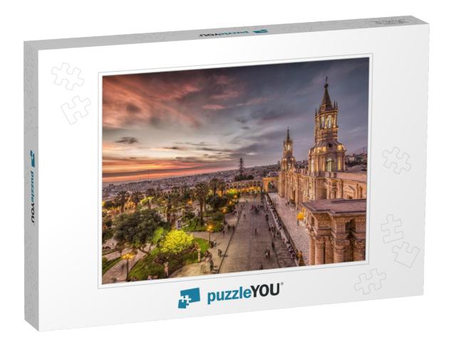 Arequipa Sunset Peru... Jigsaw Puzzle