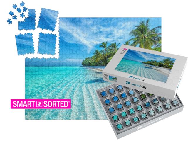 Maldives Islands Ocean Tropical Beach... | SMART SORTED® | Jigsaw Puzzle with 1000 pieces