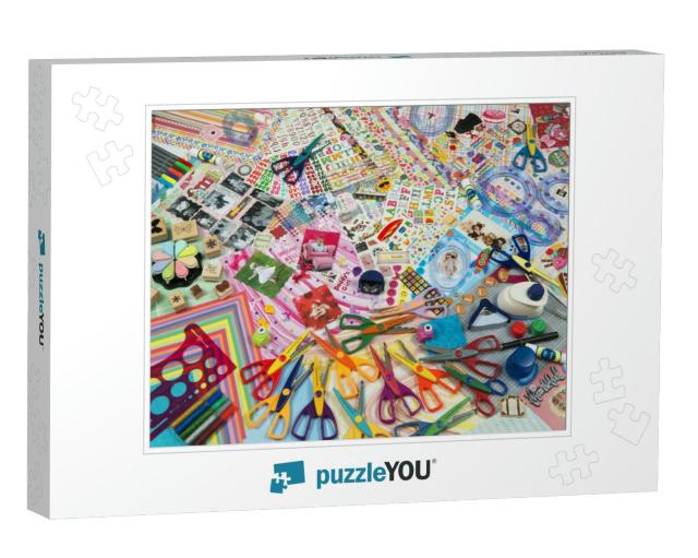Scrapbook Photo Collage Jigsaw Puzzle