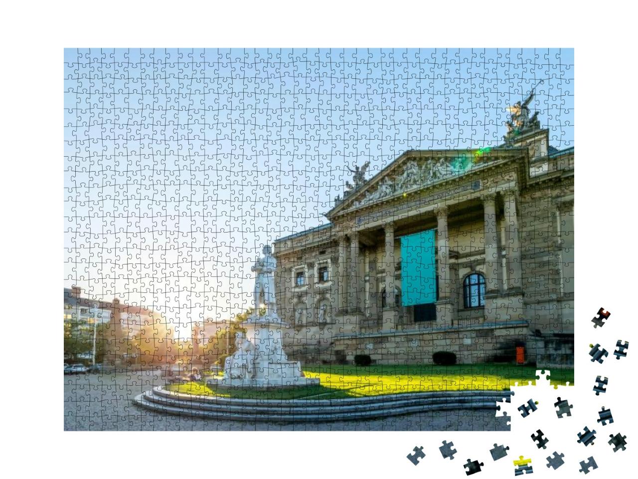 Wiesbaden, Theatre... Jigsaw Puzzle with 1000 pieces