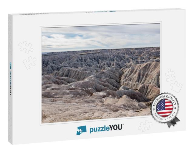 Badlands National Park on a Sunny Day in the State of Sou... Jigsaw Puzzle