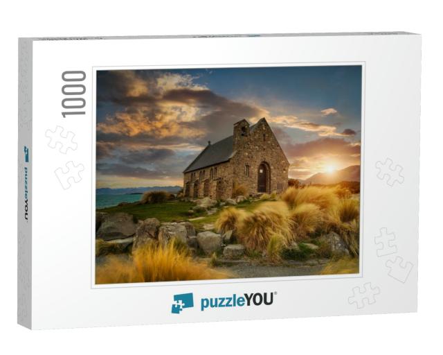 Beautiful Scene of Church of Good Shepherd, New Zealand... Jigsaw Puzzle with 1000 pieces