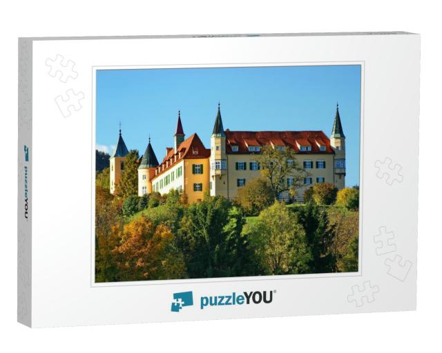 Castle Sankt Martin - Graz, Austria in Sunny Autumn Day... Jigsaw Puzzle
