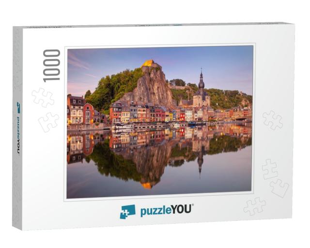 Dinant, Belgium. Cityscape Image of Beautiful Historical... Jigsaw Puzzle with 1000 pieces