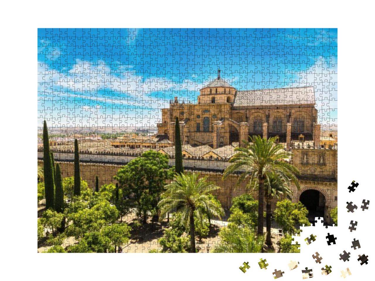 Panoramic View of the Great Mosque Mezquita Cathedral in... Jigsaw Puzzle with 1000 pieces