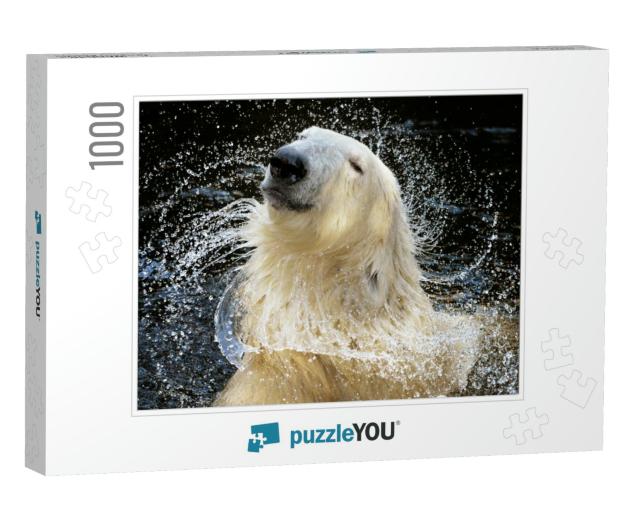 Because I'm Worth It!, a Portrait of Polar Bear Who Appea... Jigsaw Puzzle with 1000 pieces