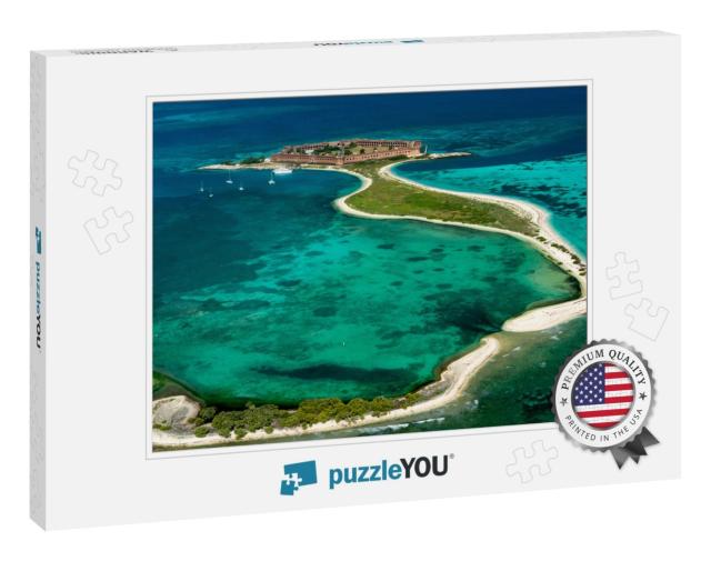 Float Plane View of Dry Tortugas National Park, Florida... Jigsaw Puzzle