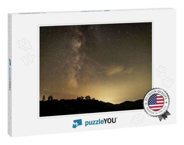 The Milky Way from a Dark Sky Location At Gunnison Nation... Jigsaw Puzzle