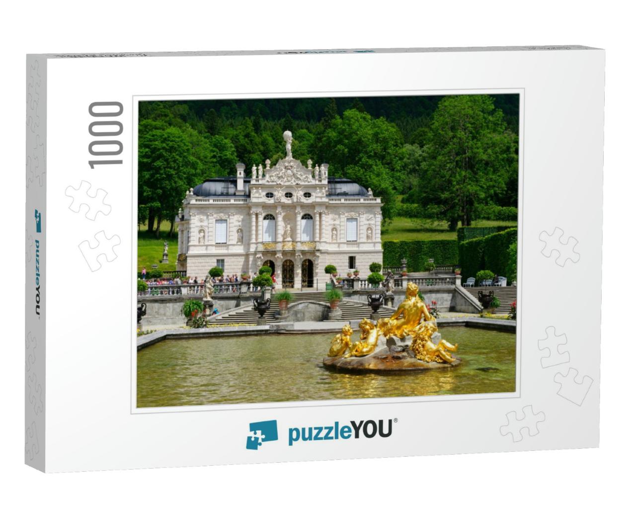 Linderhof Palace in Germany... Jigsaw Puzzle with 1000 pieces