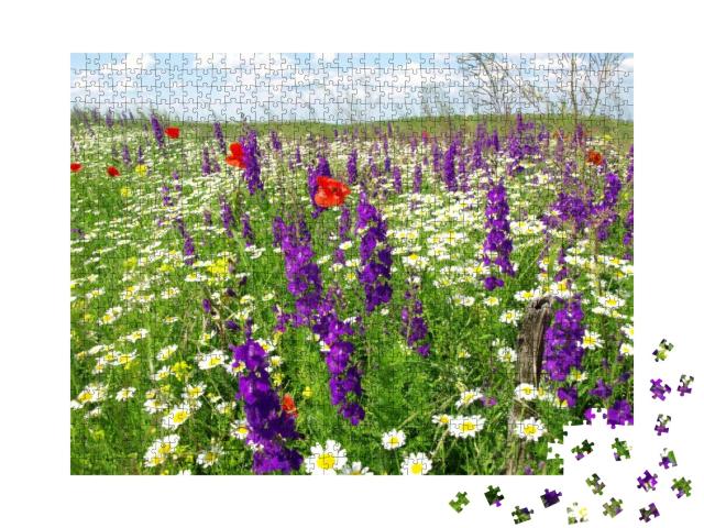 Summer Wildflowers... Jigsaw Puzzle with 1000 pieces