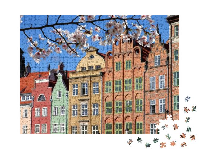 Poland - Gdansk City Also Know Nas Danzig in Pomerania Re... Jigsaw Puzzle with 1000 pieces