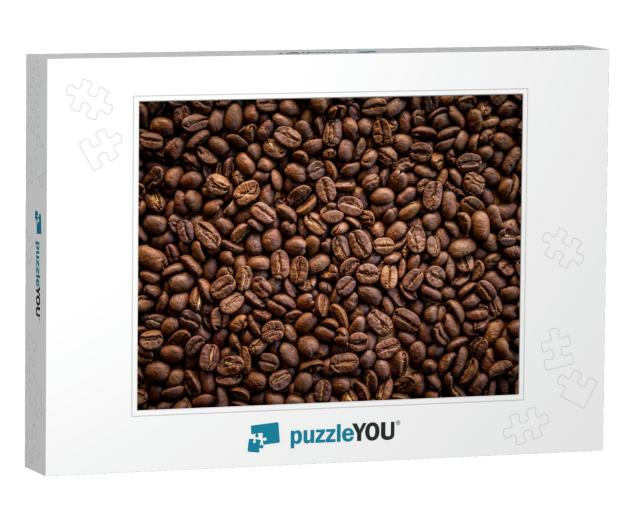 Roasted Coffee Beans Background... Jigsaw Puzzle