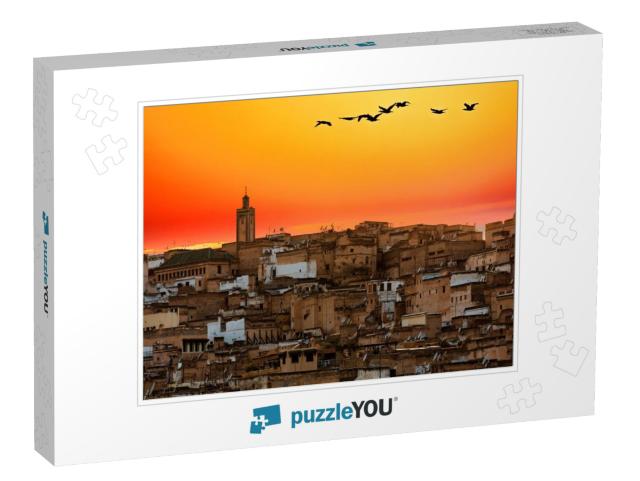 Sunset in Fez, Morocco... Jigsaw Puzzle