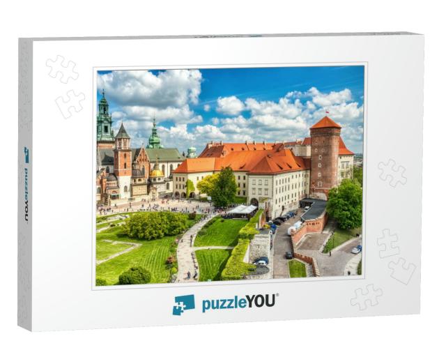 Wawel Castle During the Day, Krakow, Poland... Jigsaw Puzzle