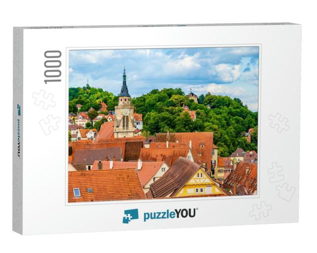 Medieval Roof Tops & Late Gothic St. Georges Collegiate C... Jigsaw Puzzle with 1000 pieces