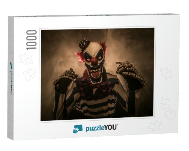 Scary Clown. the Clown Suit... Jigsaw Puzzle with 1000 pieces