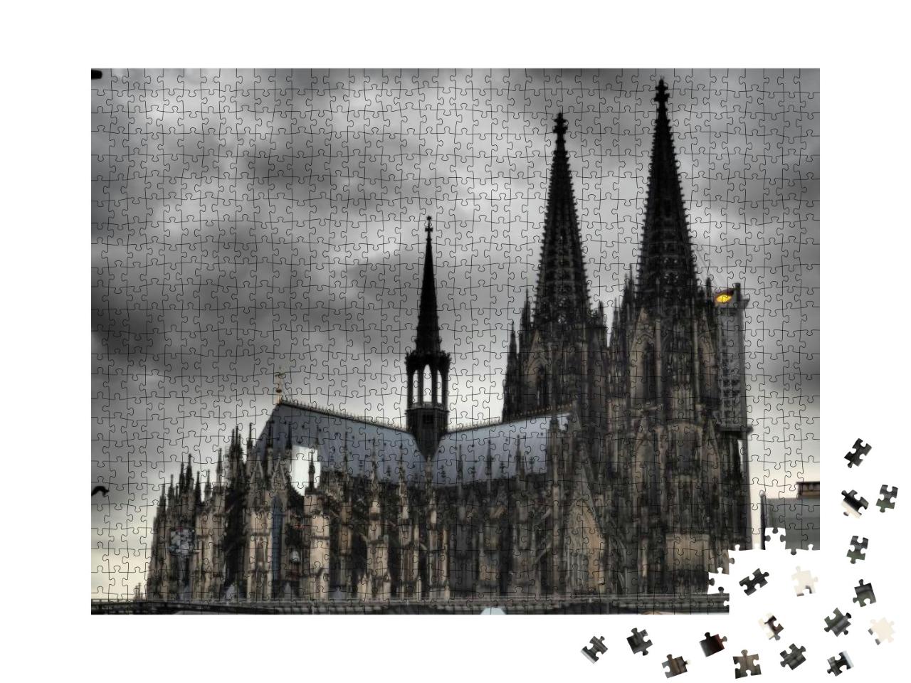 Cologne Cathedral, Germany, 2017... Jigsaw Puzzle with 1000 pieces