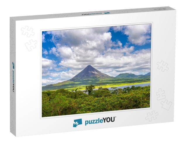 Amazing View of Beautiful Nature of Costa Rica with Smoki... Jigsaw Puzzle