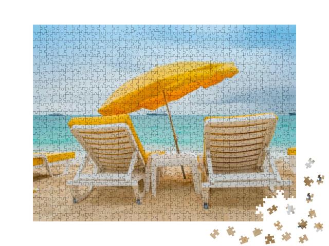 Beautiful St Martin Caribbean Ocean Vacation Destination... Jigsaw Puzzle with 1000 pieces