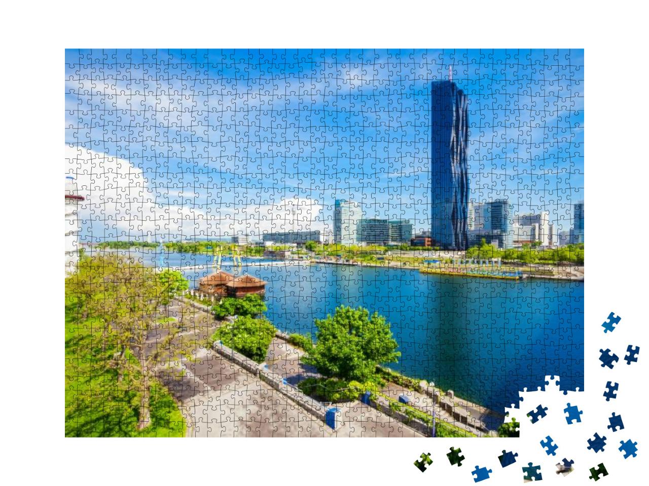 Danube City or Donaustadt is the District of Vienna, Aust... Jigsaw Puzzle with 1000 pieces