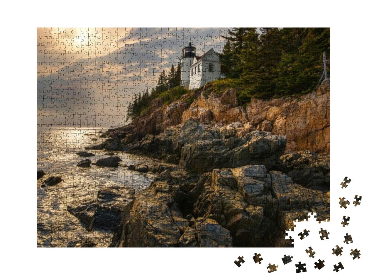 Bass Harbor Headlight Explored... Jigsaw Puzzle with 1000 pieces