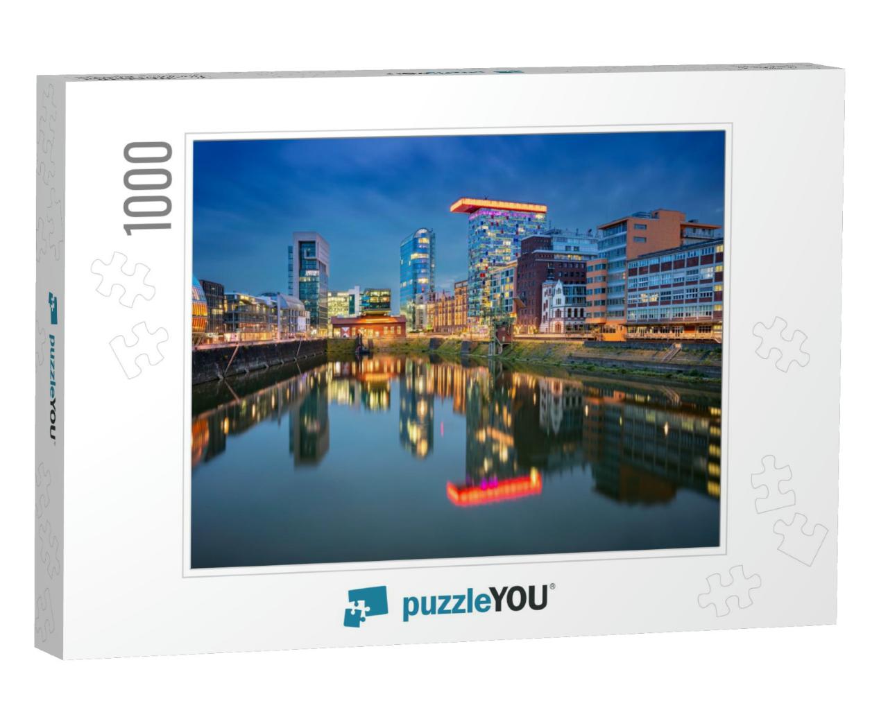 Dusseldorf, Germany. Cityscape Image of Duesseldorf, Germ... Jigsaw Puzzle with 1000 pieces