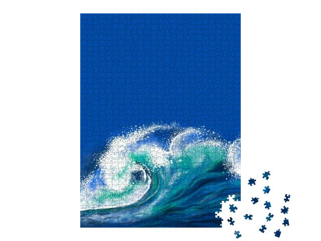 Ocean Wave... Jigsaw Puzzle with 1000 pieces