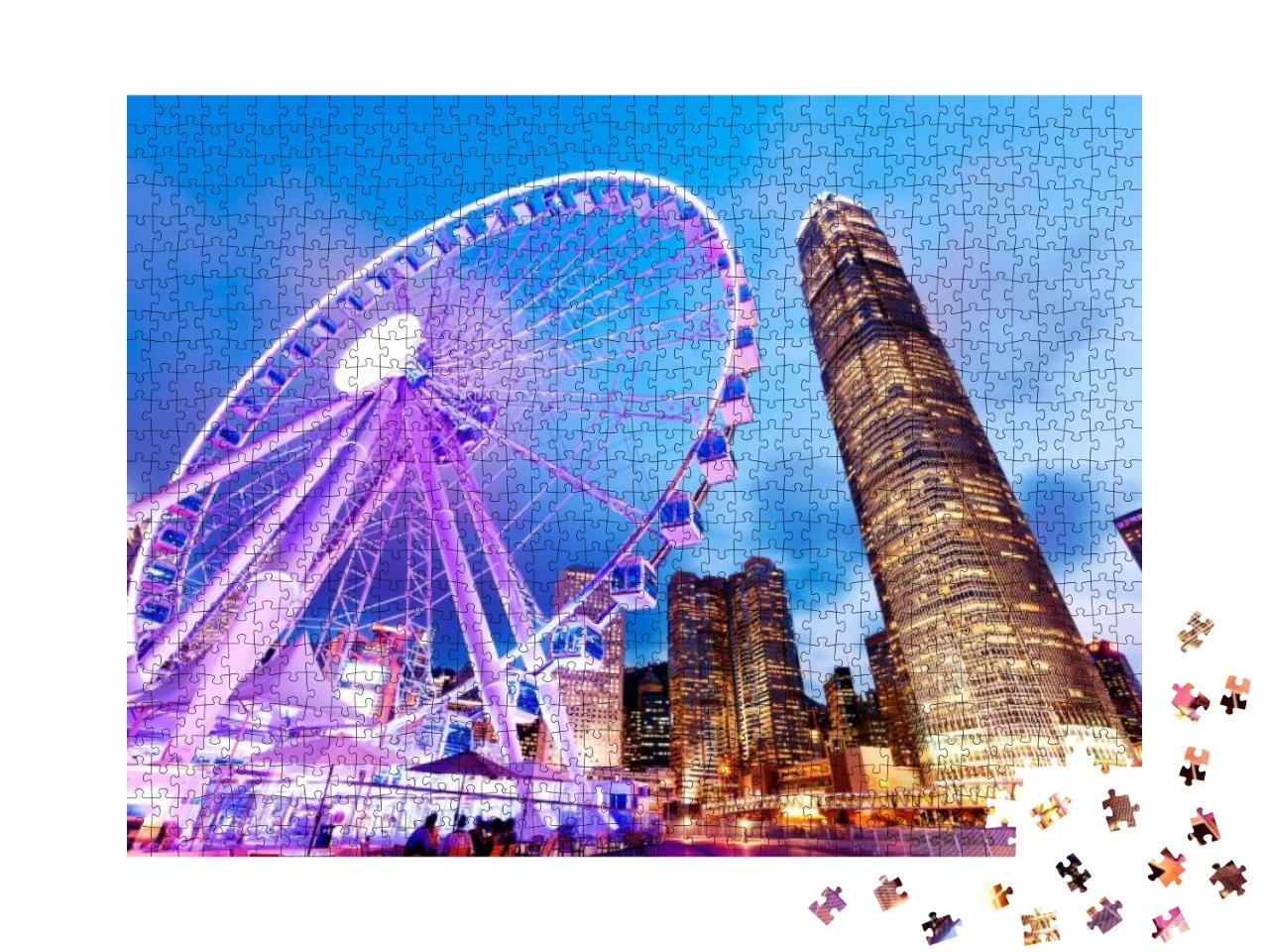 Hong Kong Observation Wheel... Jigsaw Puzzle with 1000 pieces