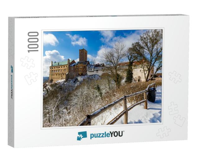 The Wartburg Castle At Eisenach in the Thuringia Forest... Jigsaw Puzzle with 1000 pieces