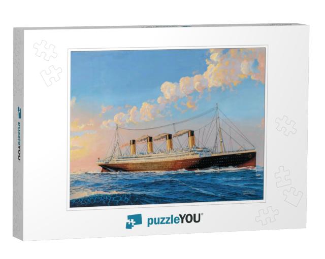 Titanic Sunrise on the morning of April 11th, 1912 Jigsaw Puzzle
