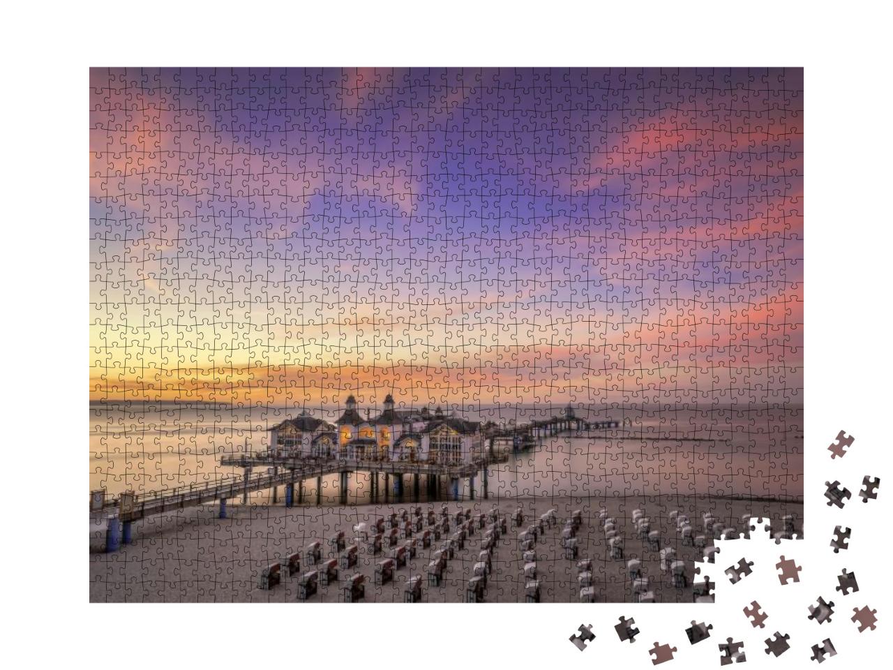 Sellin, Germany, Mecklenburg-Western Pomerania, Baltic Se... Jigsaw Puzzle with 1000 pieces