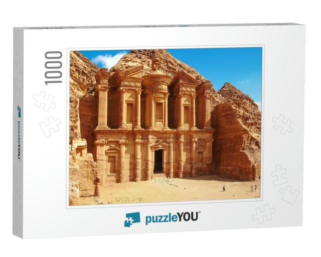 Ancient Temple in Petra, Jordan... Jigsaw Puzzle with 1000 pieces