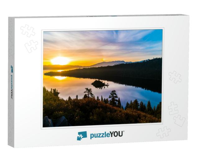 Lake Tahoe Nature Get Away a Vacation Destination Amazing... Jigsaw Puzzle