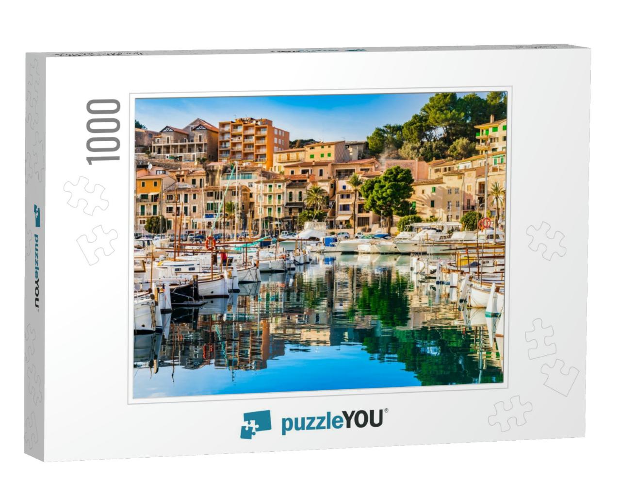 Beautiful View of Port De Soller, Majorca Island, Spain M... Jigsaw Puzzle with 1000 pieces