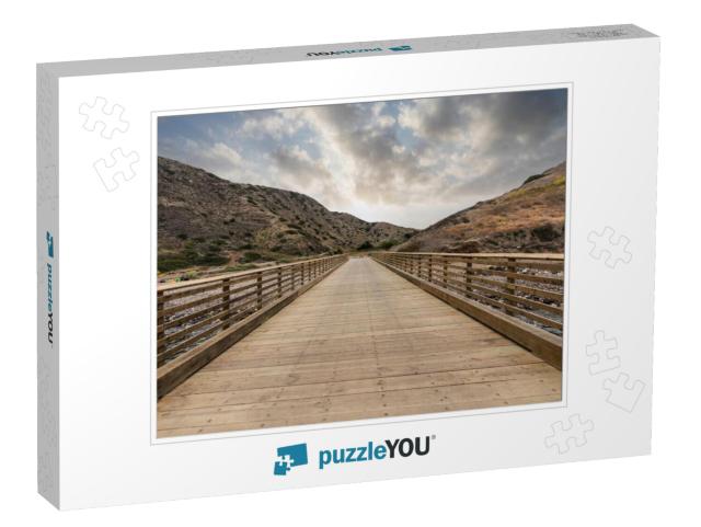 Pier At Scorpion Anchorage on Santa Cruz Island in the Ch... Jigsaw Puzzle