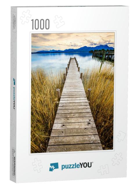 Landscape At Lake Chiemsee - Bavaria - Gstadt... Jigsaw Puzzle with 1000 pieces