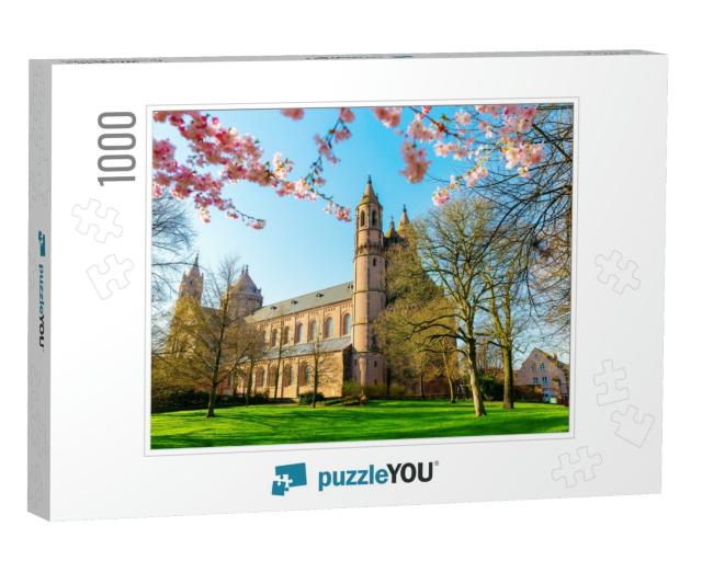 Picture of the Historical Worms Cathedral in Worms, Germa... Jigsaw Puzzle with 1000 pieces