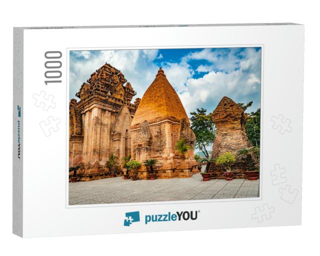 The Towers of Po Nagar Near Nha Trang in Vietnam. Towers... Jigsaw Puzzle with 1000 pieces