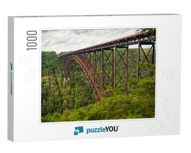 The Bridge At New River Gorge National Park & Preserve... Jigsaw Puzzle with 1000 pieces