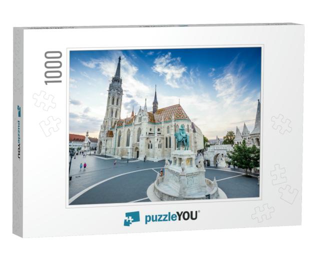 Fishermen's Bastion & Matthias Church in Budapest, Hungar... Jigsaw Puzzle with 1000 pieces