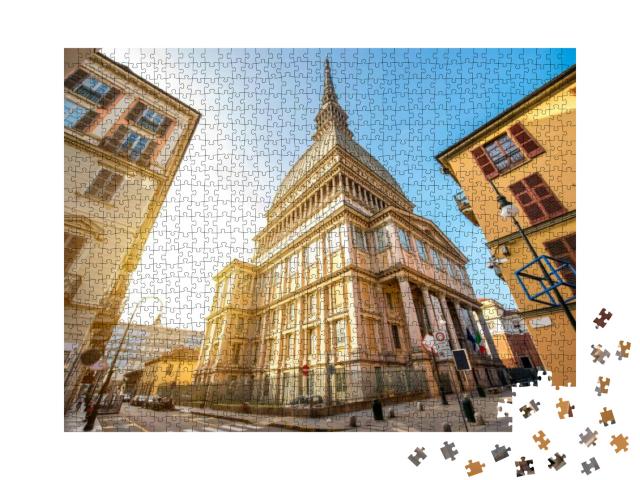 Mole Antonelliana Museum Building, the Symbol of Turin Ci... Jigsaw Puzzle with 1000 pieces
