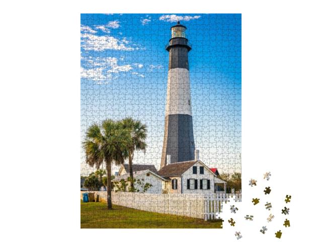 Tybee Island Light House of Tybee Island, Georgia, Usa... Jigsaw Puzzle with 1000 pieces